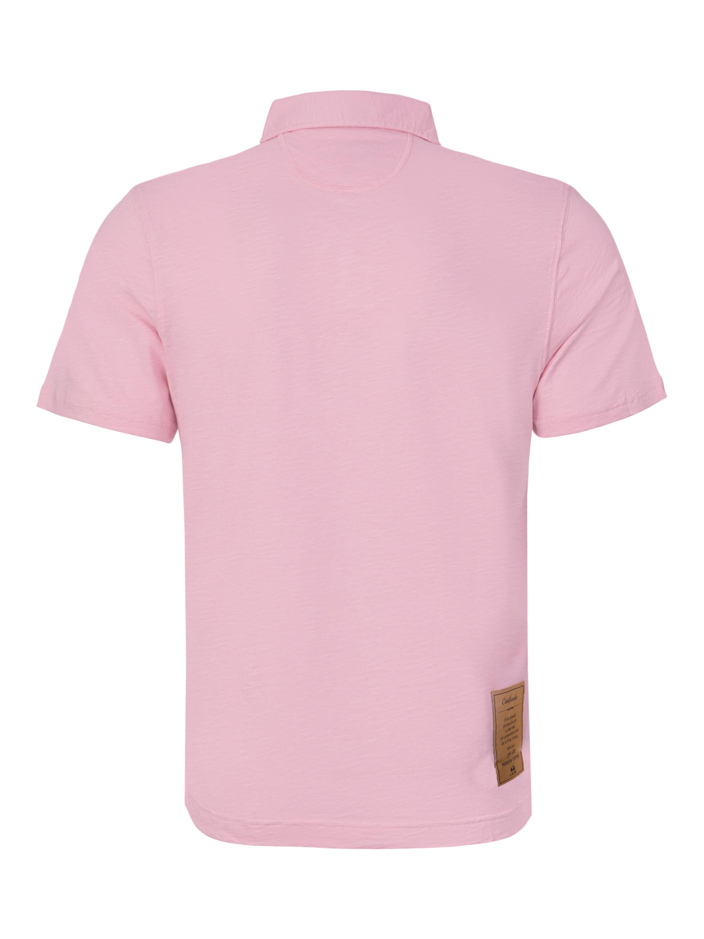 La Martina Shirt 'MCP018' in Roze
