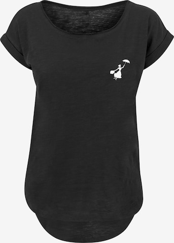 F4NT4STIC Shirt 'Disney Mary Poppins Flying Silhouette' in Schwarz: predná strana