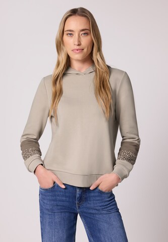 STREET ONE Sweatshirt in Beige: front