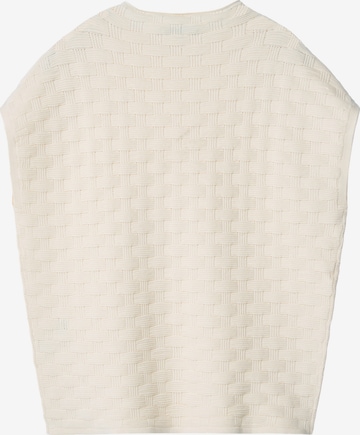 Adolfo Dominguez Knitted Vest in Beige