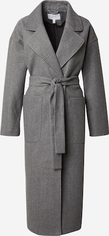 VILA Between-Seasons Coat 'POKA' in Grey: front