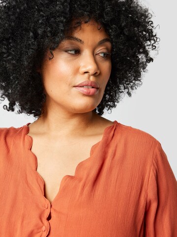 ABOUT YOU Curvy Jurk 'Viveka' in Oranje