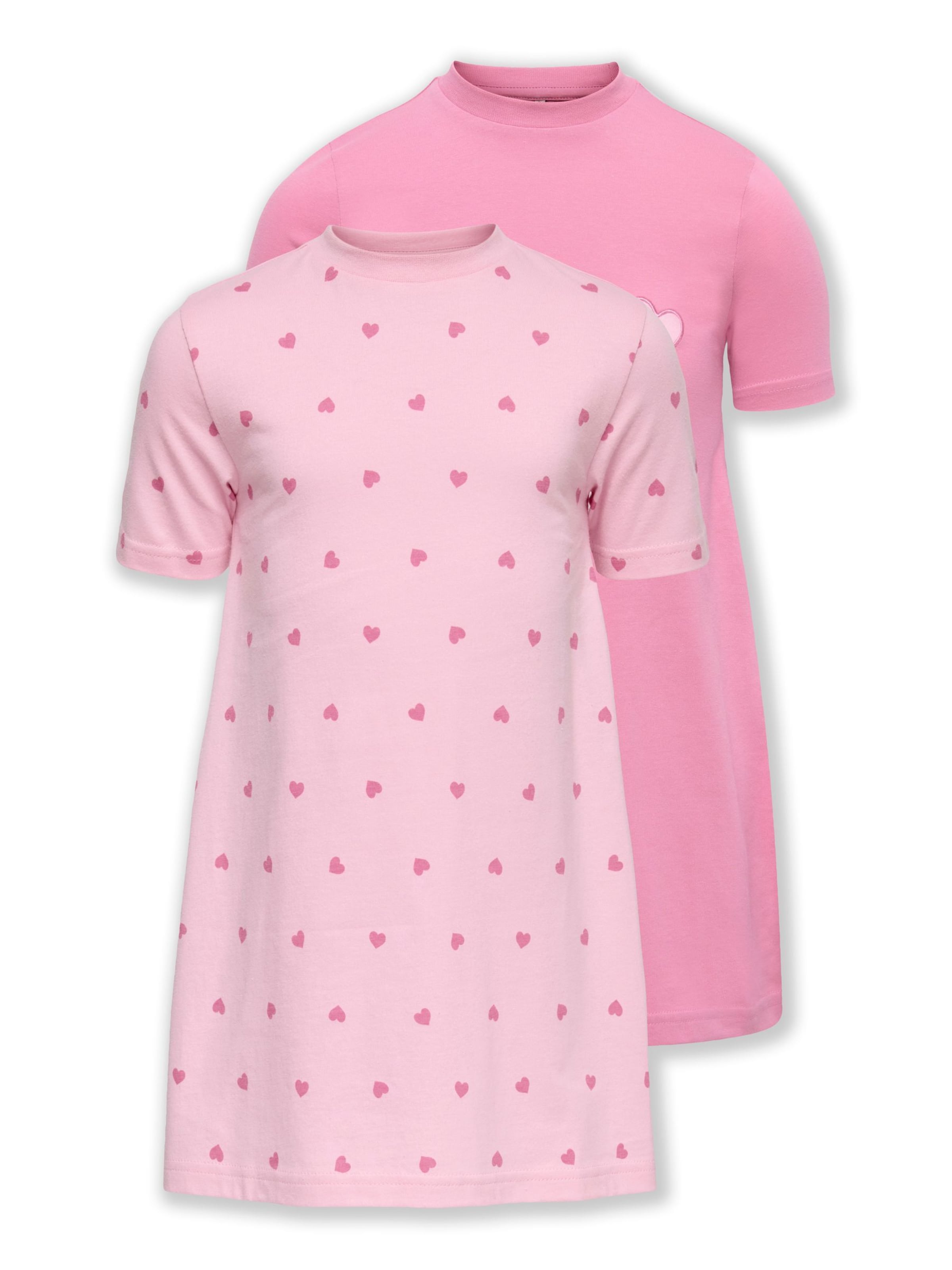 ONLY GIRLS Nachthemd 'KMGRila' in Roze: voorkant