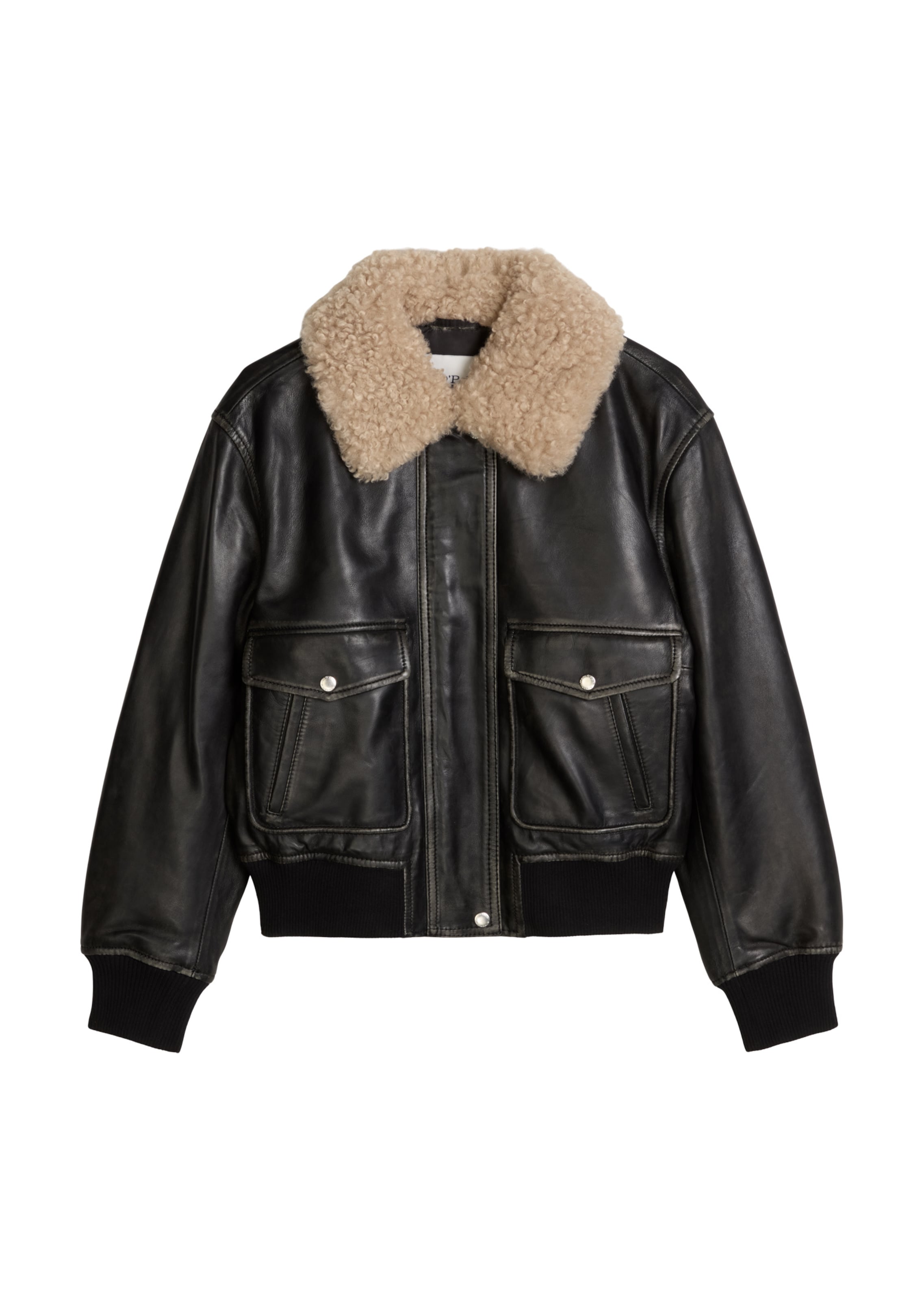 Marc O'Polo DENIM Between-season jacket in Black: front