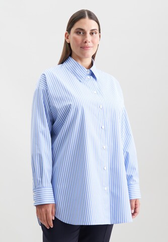 SEIDENSTICKER Blouse in Blauw: voorkant