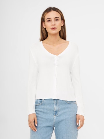 TOOche Knit Cardigan 'Pure Chic' in White: front