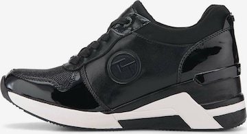 TOM TAILOR Sneakers laag in Zwart