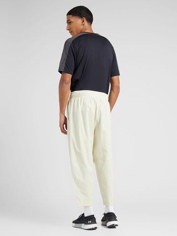 UNDER ARMOUR Regular Workout Pants 'Unstoppable Airvent' in White