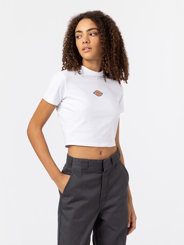 DICKIES T-shirt 'MAPLE VALLEY' i vit: framsida