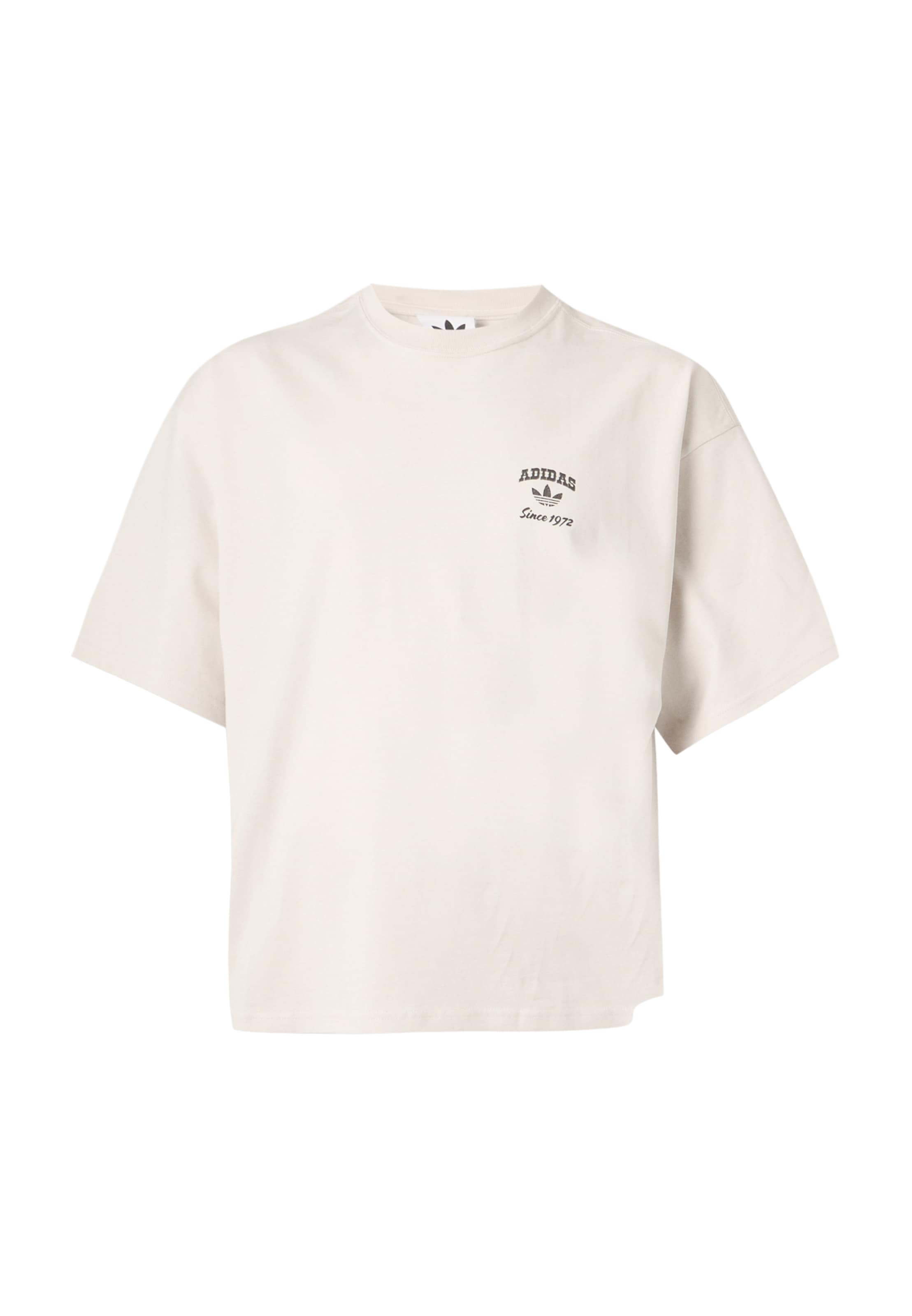 ADIDAS ORIGINALS T-Shirt 'BOOTS' in XS in braun / weiß, Produktansicht