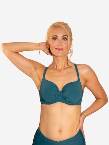 SugarShape Push-up Bikinitop 'Valencia Chic' in Grün: Vorderseite