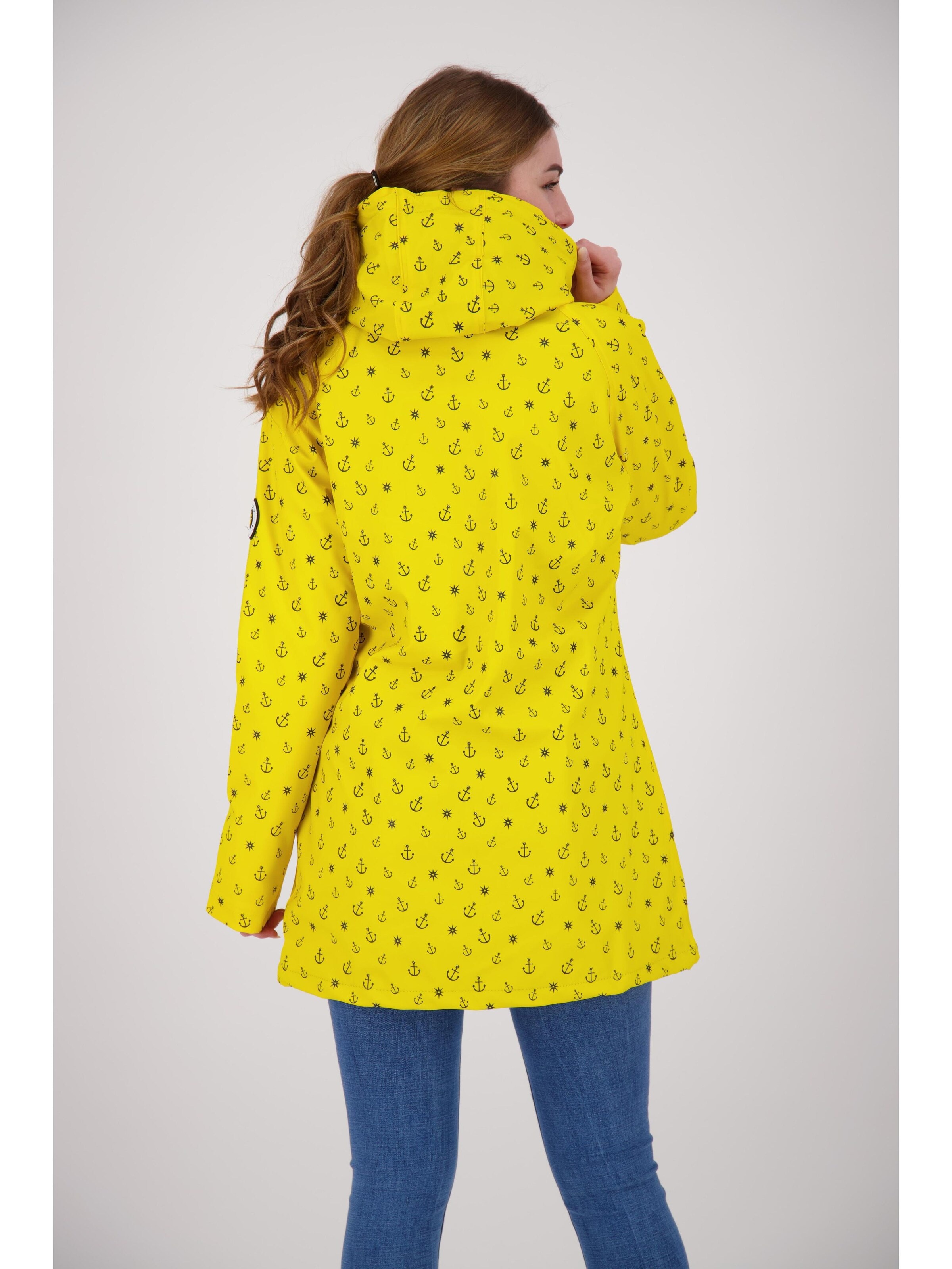 Giacca per outdoor 'Friesennerz ANKERGLUTWOLKE WMN' di ankerglut in giallo