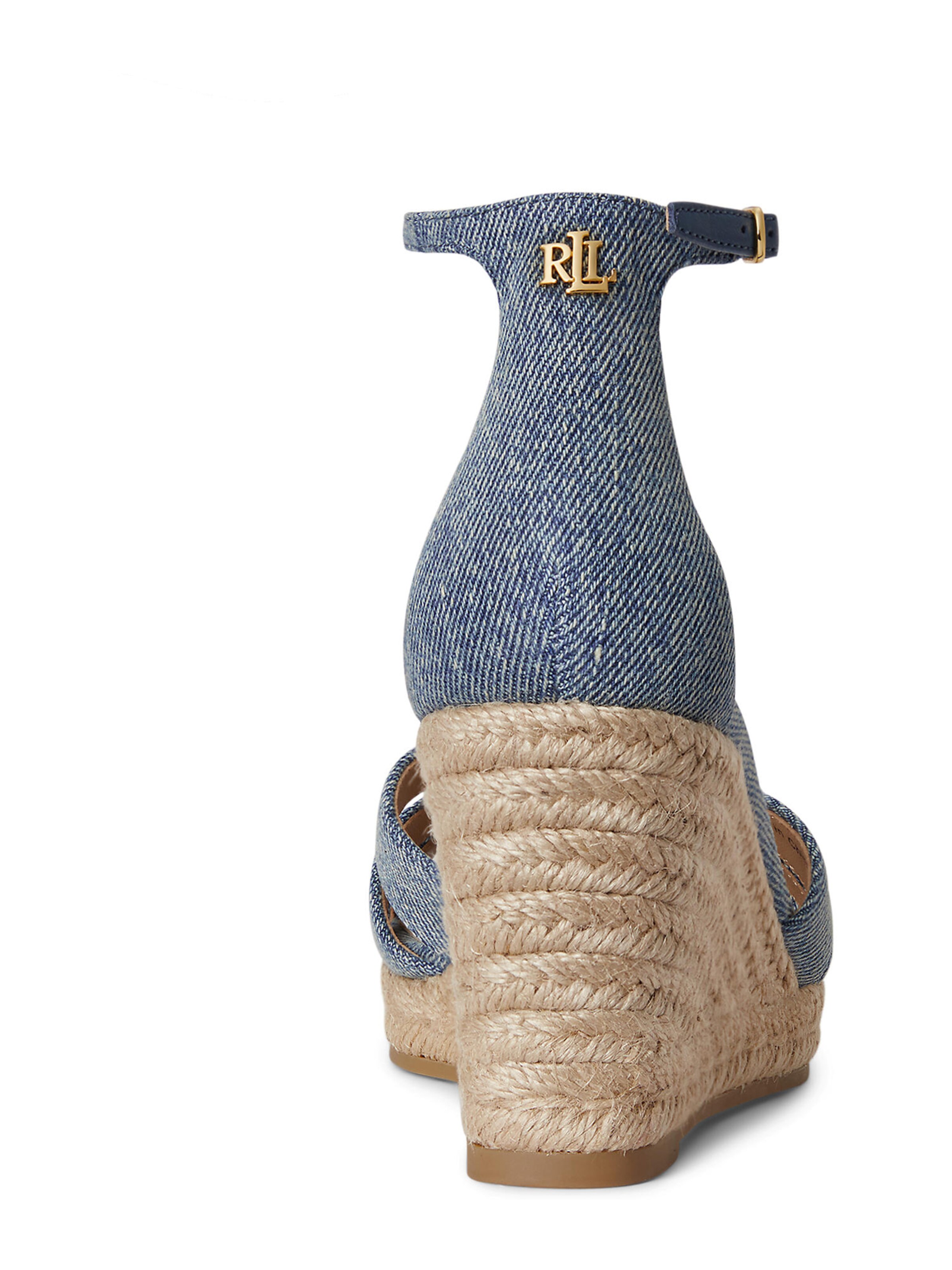 Sandales 'NELLIE' Lauren Ralph Lauren en bleu