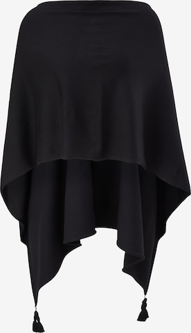 COMMA Cape in Black: front