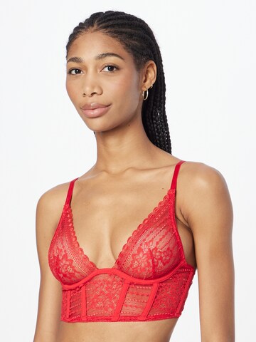 ETAM Bustier Melltartó 'PANAMA' - piros: elől