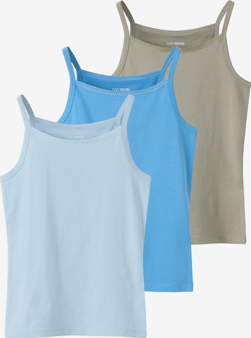 Top di TWO SOON in blu: frontale