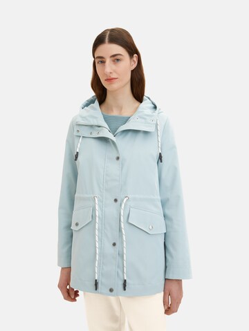 TOM TAILOR Between-Seasons Parka in Blue: front