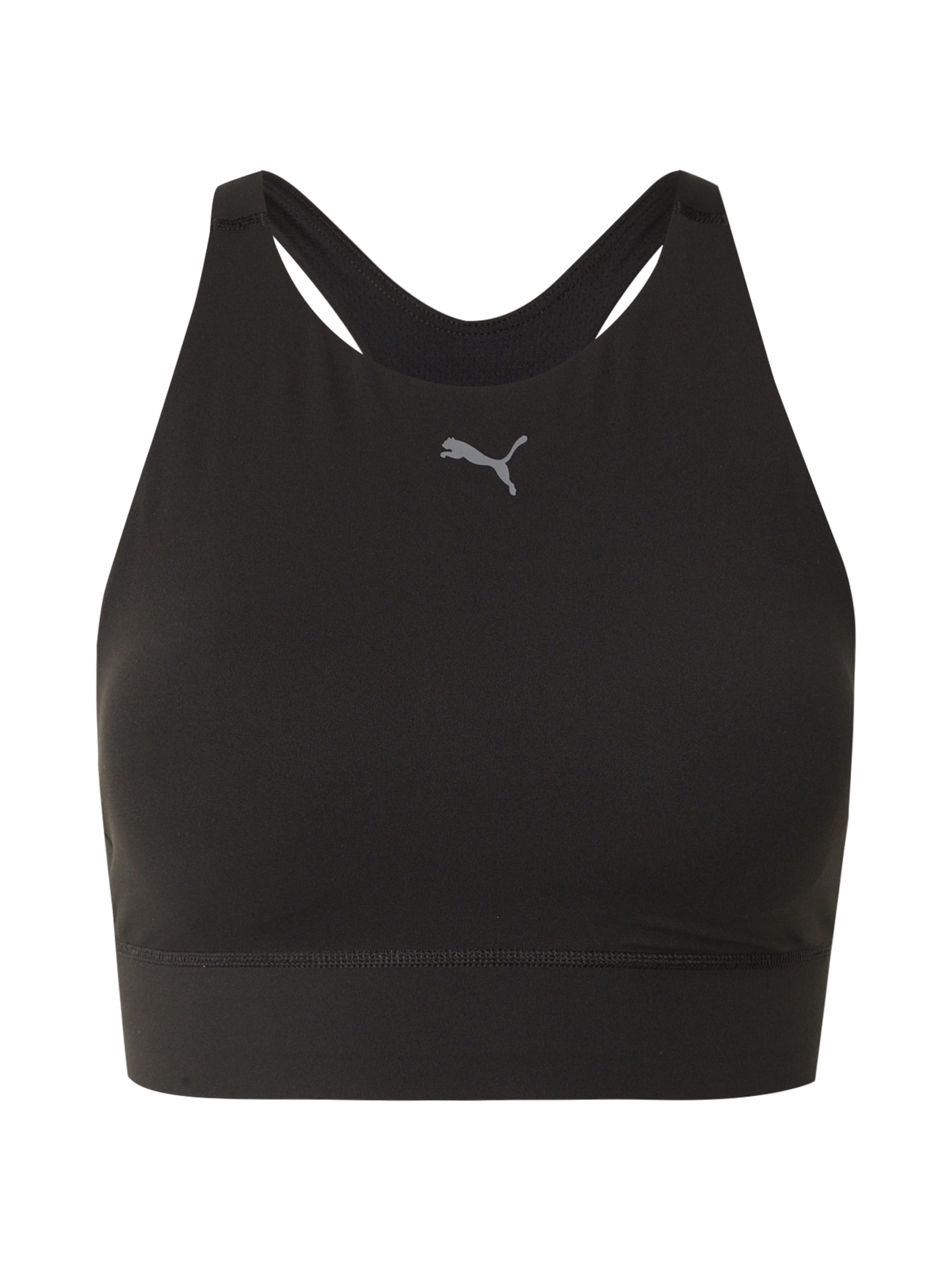 PUMA Бюстье Спортивный бюстгальтер 'SHAPELUXE' в Черный: спереди