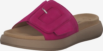 GABOR Mules in Pink: front