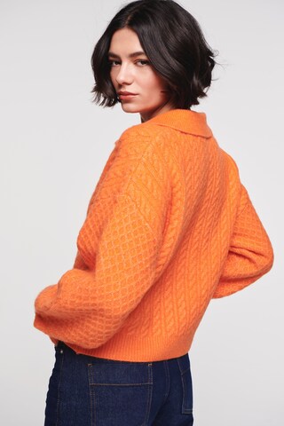 Pull-over Aligne en orange