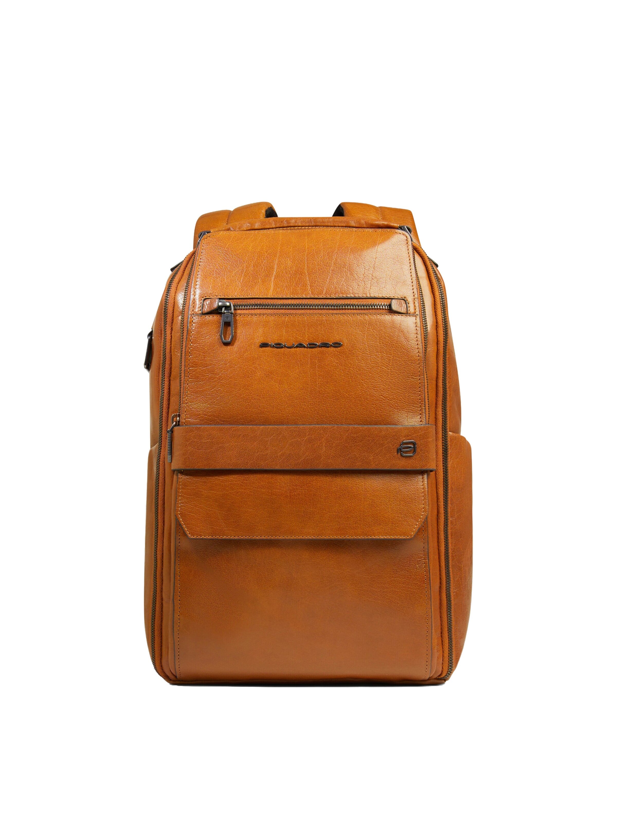 Piquadro Backpack in Beige: front
