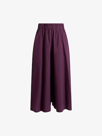 Ottod’Ame - Folgado Calças em roxo: frente