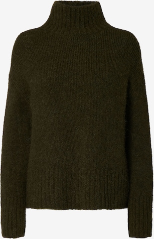 Pull-over 'SLFGABRIELLA' SELECTED en vert : devant