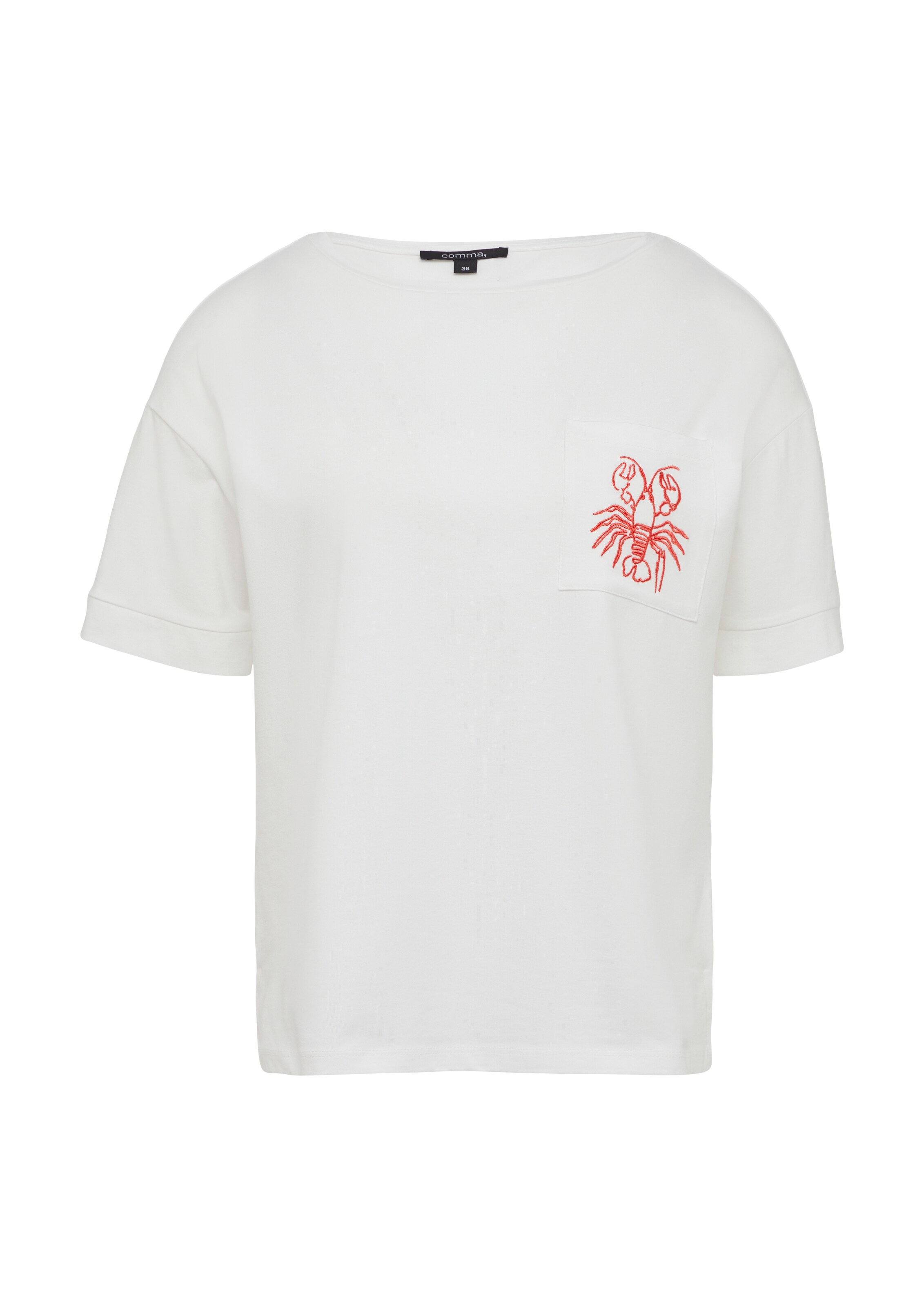 COMMA Shirt in White: front