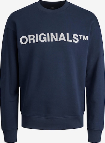 Sweat-shirt 'Clean' JACK & JONES en bleu : devant