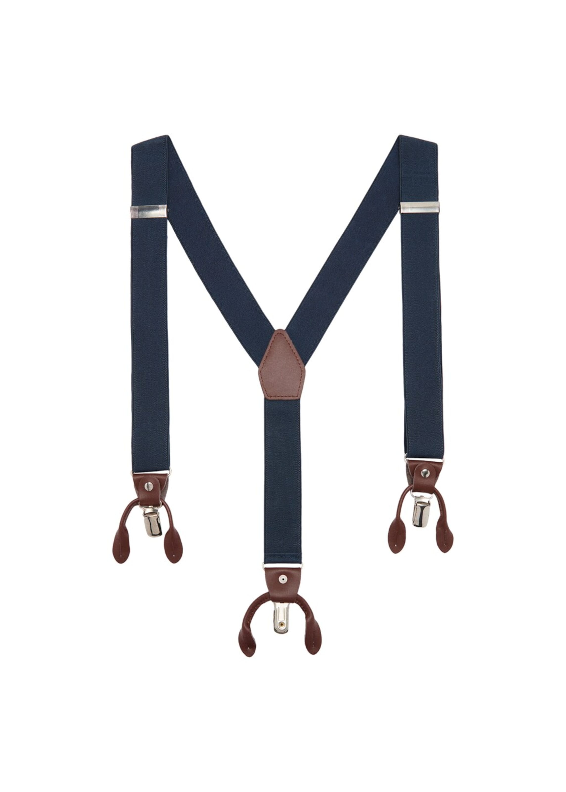 MANGO MAN Suspenders 'Suspende' in Navy / Brown, Item view