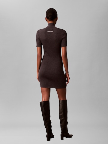 Calvin Klein JeansPletena haljina - ljubičasta boja