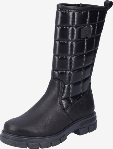 Bottes Rieker en noir : devant