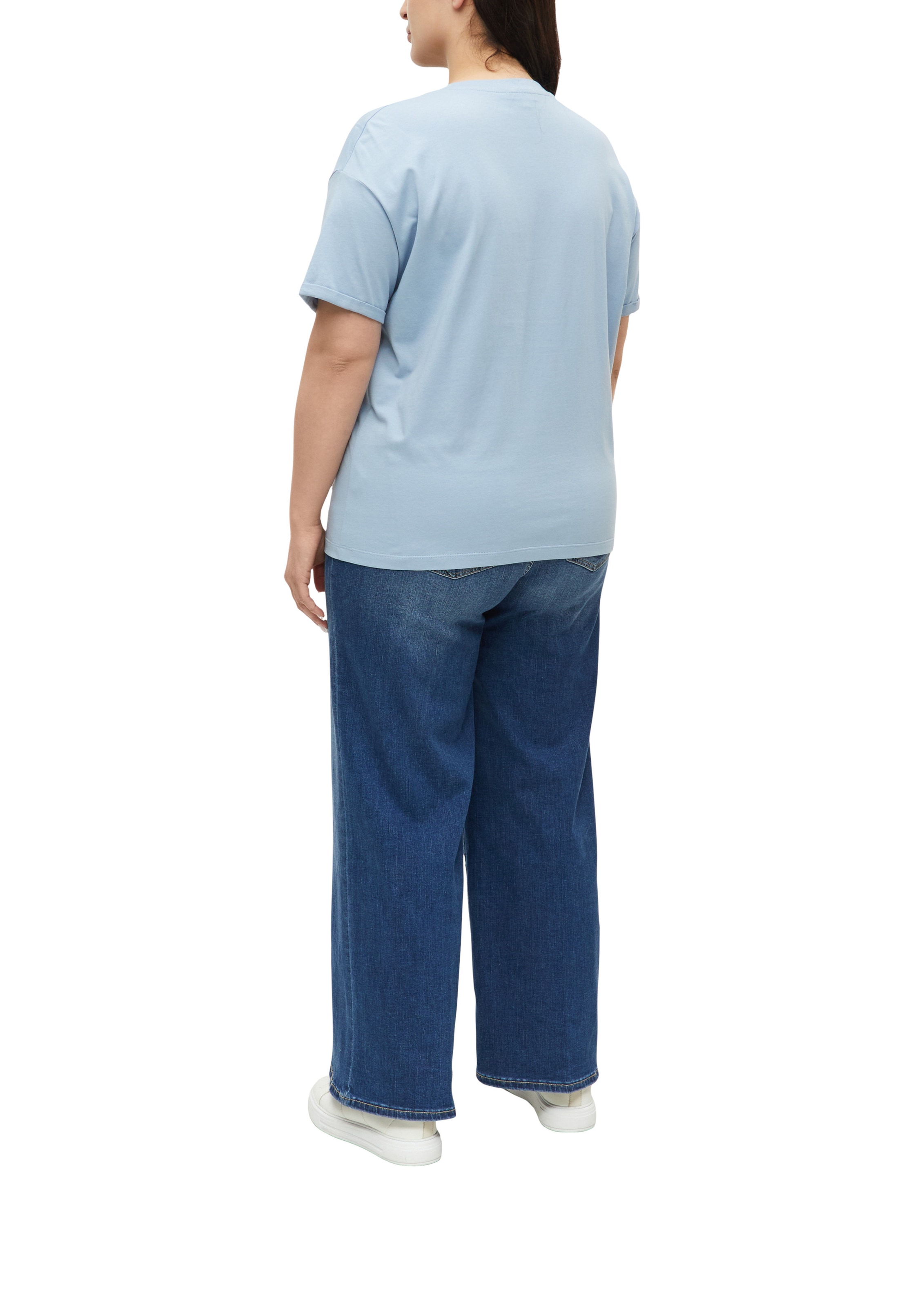 T-shirt s.Oliver CURVE en bleu