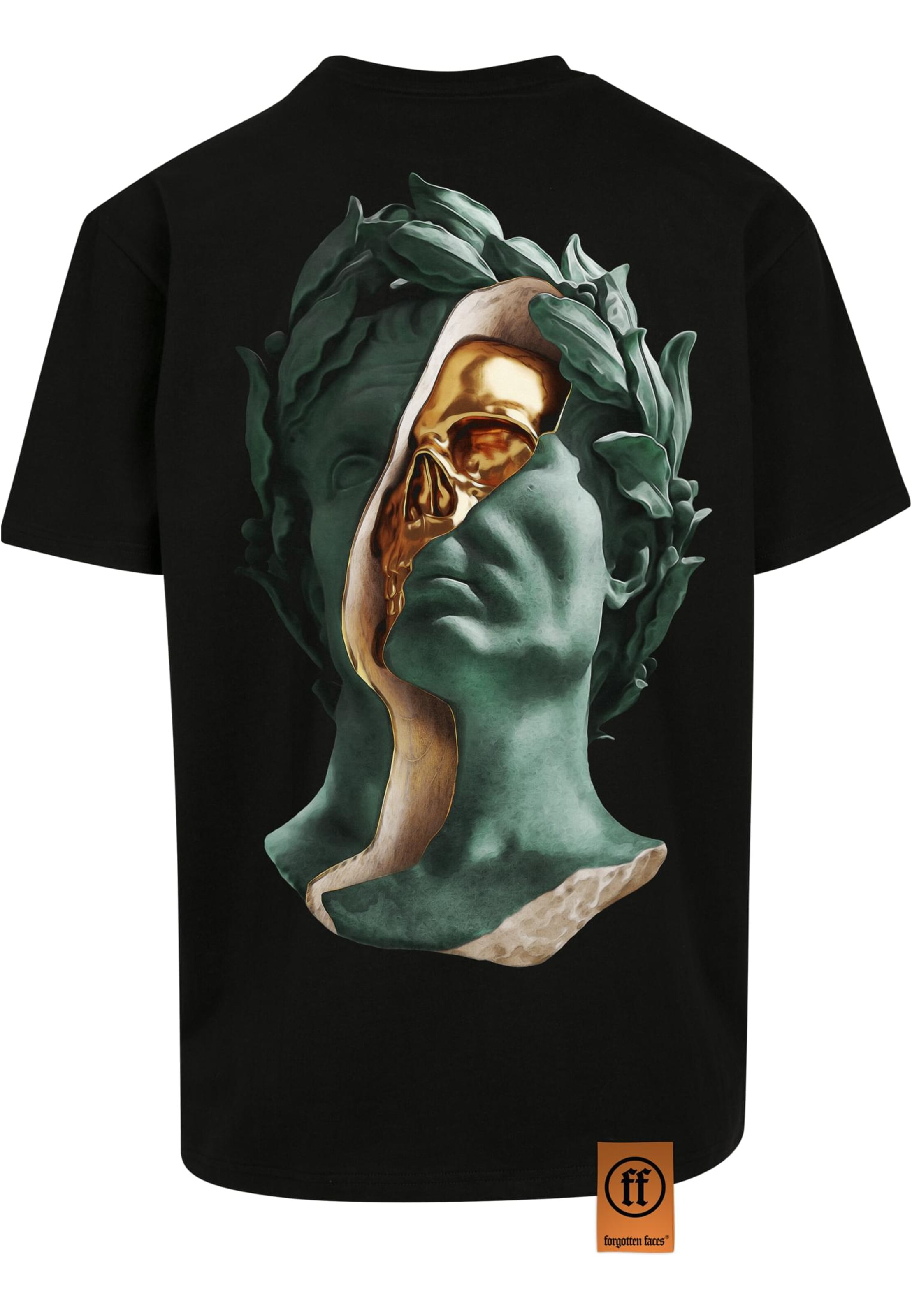 Forgotten Faces Μπλουζάκι 'Caesar' σε μαύρο