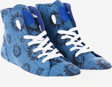 Giancarlo Paoli Hightop Sneakers 38 in Blau: predná strana