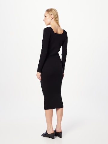 minimum Stickad klänning 'BETTYS' i svart