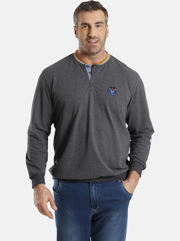 Charles Colby Sweatshirt 'Earl Gwilym' in Grijs: voorkant