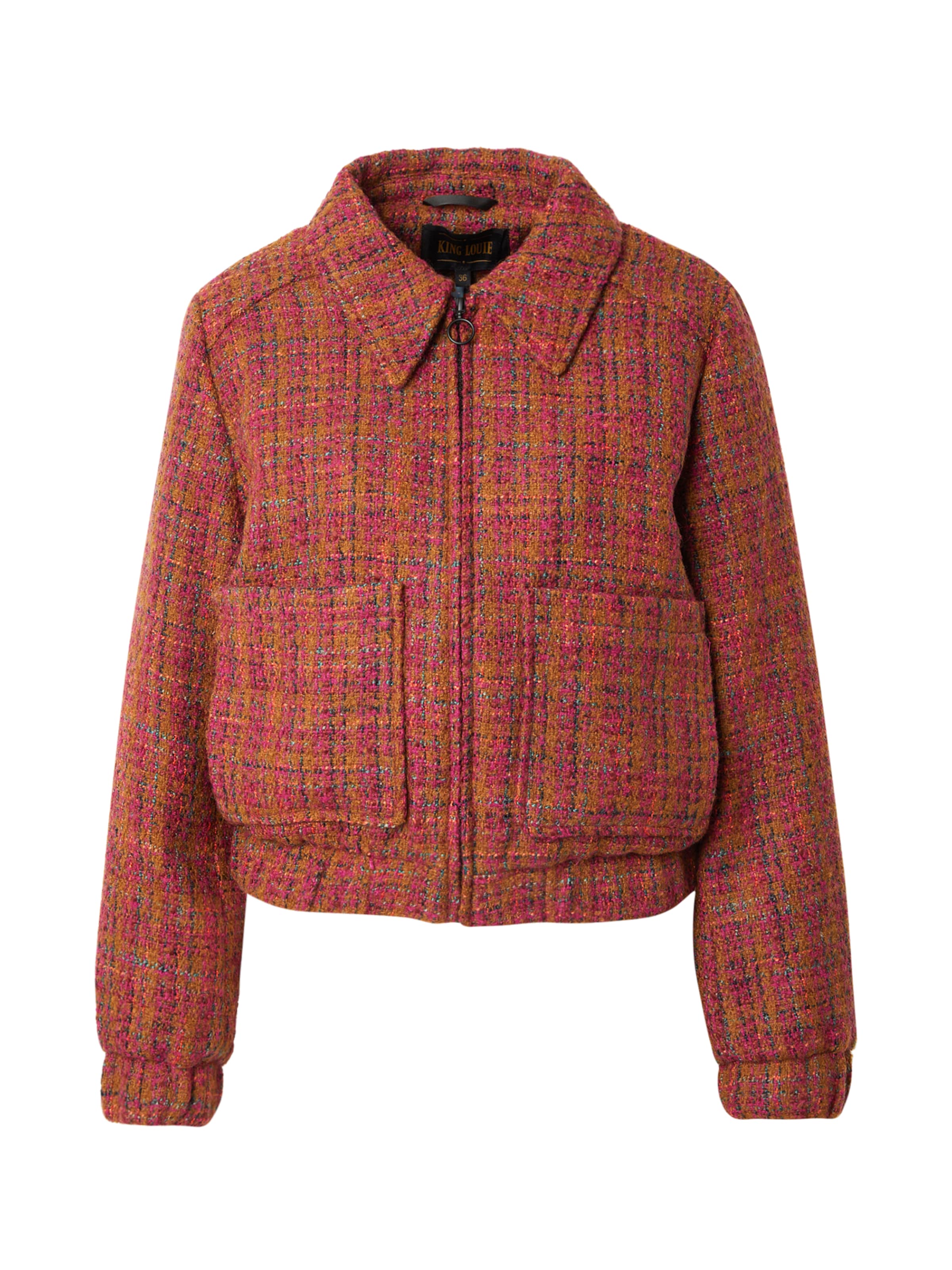 King Louie Between-season jacket 'Isla' in Pink: front