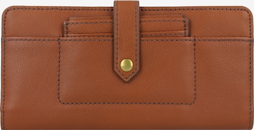 FOSSIL Clutch 'Myra' in Brown: front