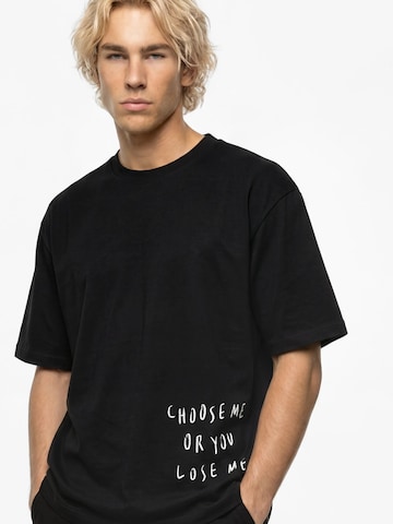 KARL LAGERFELD JEANS Tričko 'KLJ X Pietro Terzini' – černá