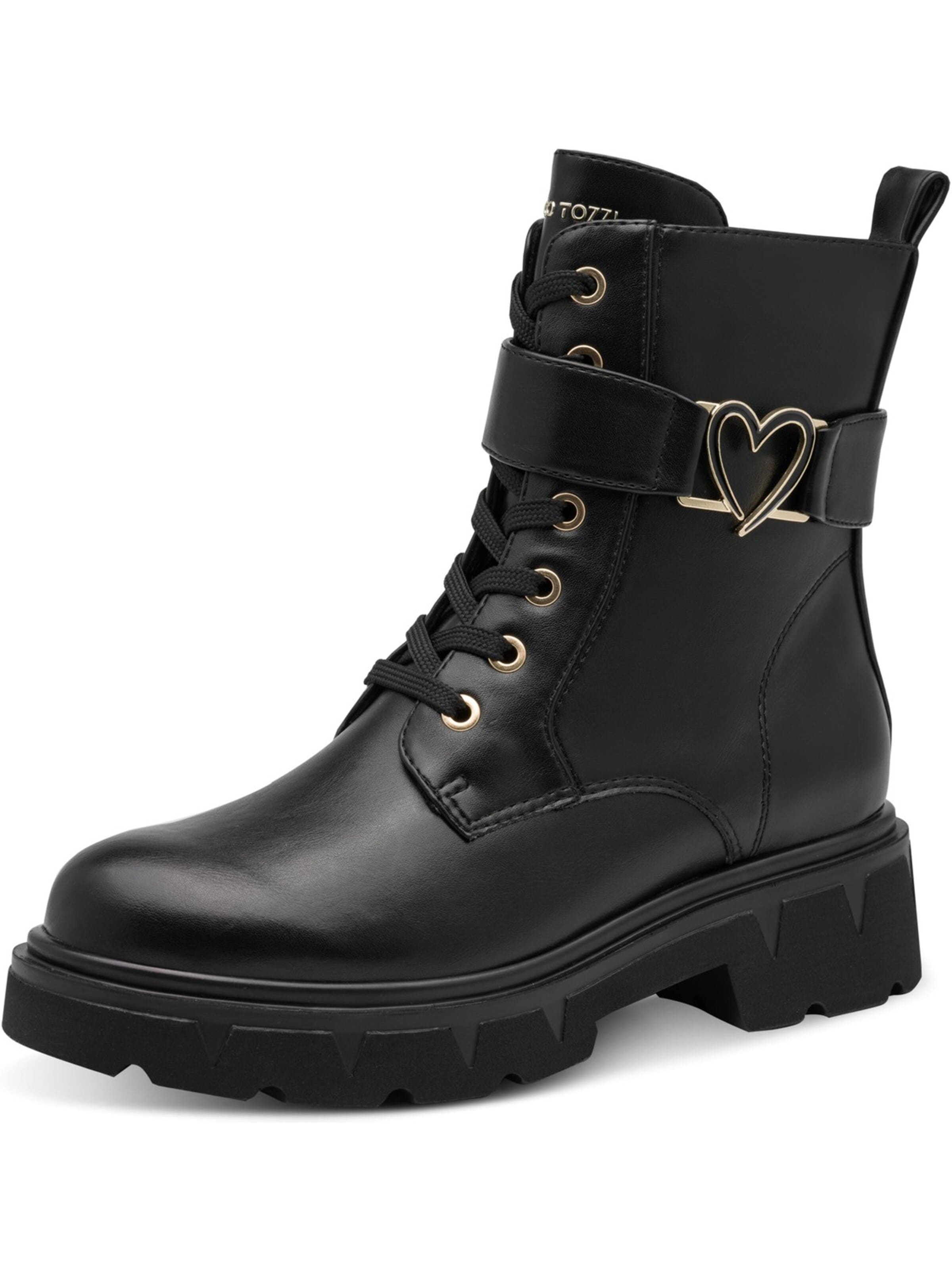 MARCO TOZZI Booties 'Marco Tozzi Marco Tozzi Damen Stiefelette Kunstleder Black' in 37 in Black, Item view