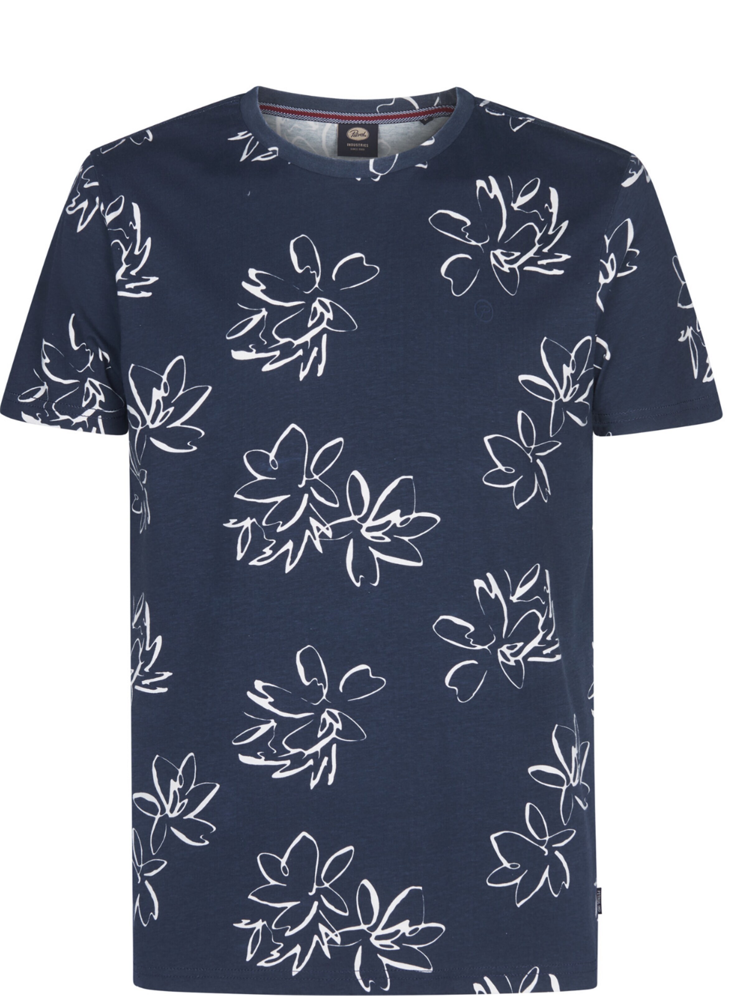 PETROL Shirt 'Petrol Industries - Heren t-shirt' in Blauw: voorkant