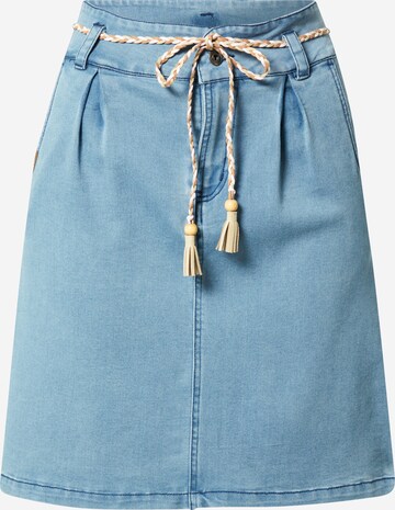 Ragwear Rok 'LYUBA' in Blauw: voorkant