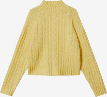 MANGO Пуловер 'eyre' в жълто: отпред