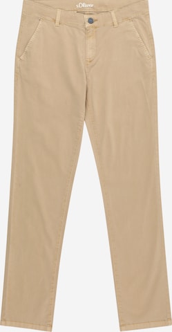 s.Oliver Slim fit Pants in Beige: front