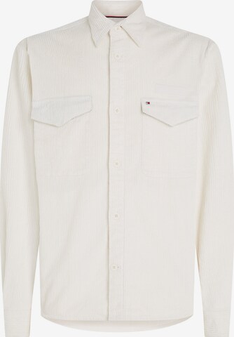TOMMY HILFIGER Regular fit Button Up Shirt 'Archive' in White: front