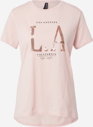 DeFacto T-Shirt in bronze / rosa / schwarz, Produktansicht