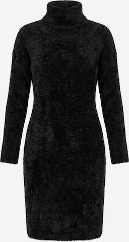 Figl Strickkleid 'M1096' in Schwarz: Vorderseite