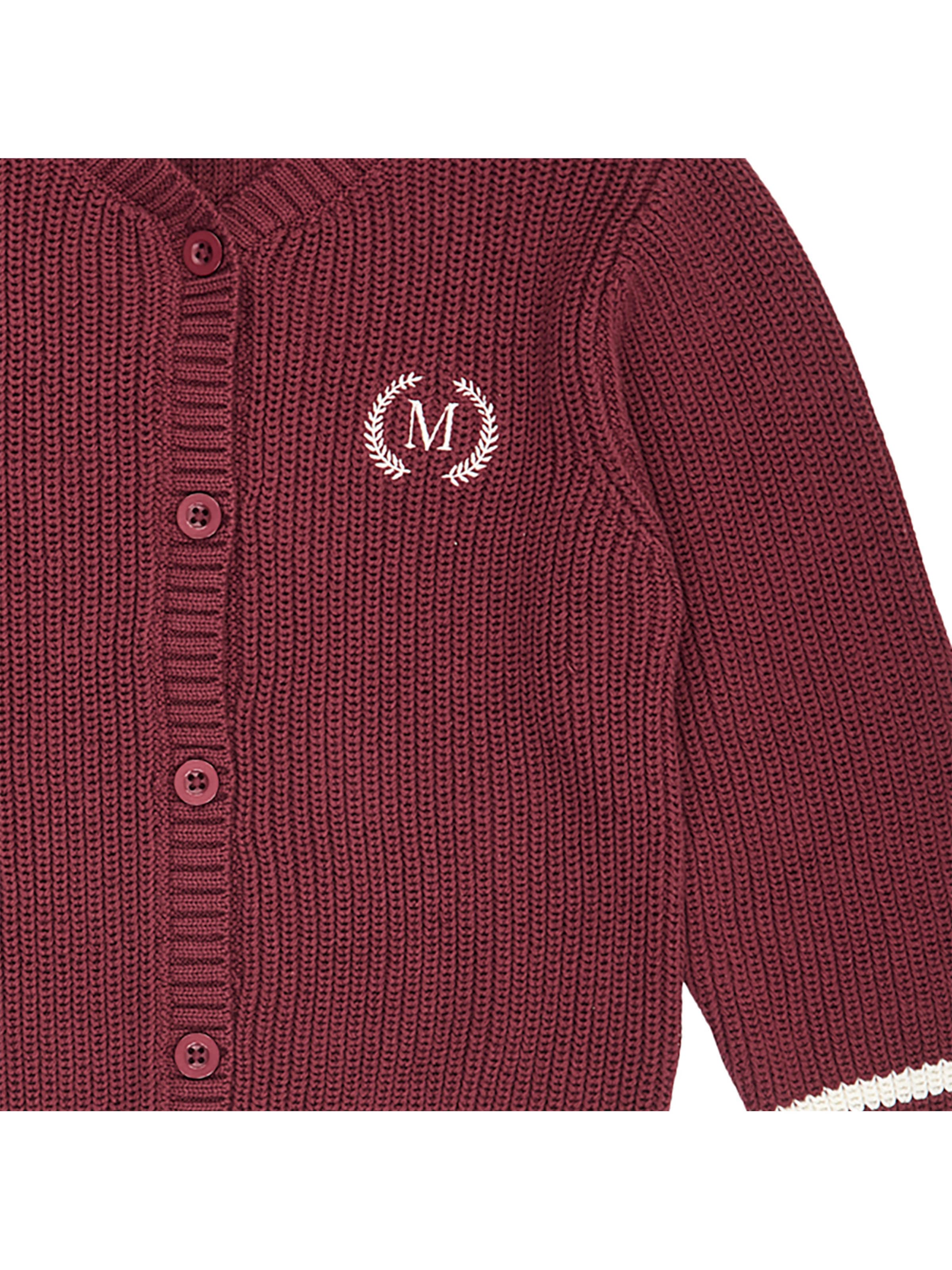 Müsli by GREEN COTTON Knit cardigan in Red