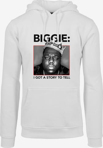 MT Men Sweatshirt 'Biggie Crown' in Weiß: predná strana